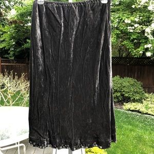 JJill Skirt. Velvet skirt. LT tall. Elegant skirt.